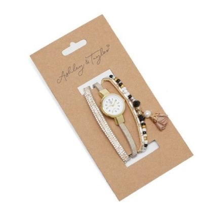 Image de ASHLEY & TAYLOR - Montre Bohemian Et Set De Bracelet