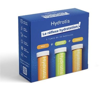 Image de HYDRATIS  - Le reflexe hydratation 3 tubes de 10 pastilles